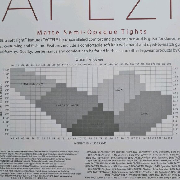 Capezio Women's Transition Ballet Tights Pink Matte Semi-Opaque 1916 New - Picture 4 of 4